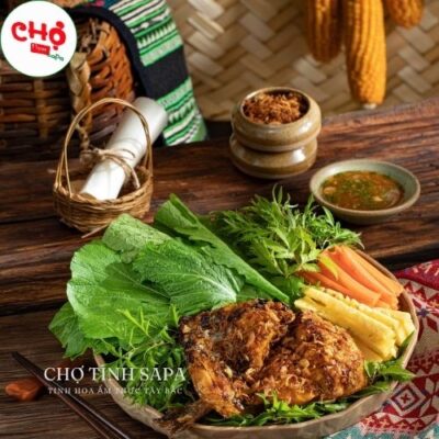 Cá lăng nướng riềng mẻ